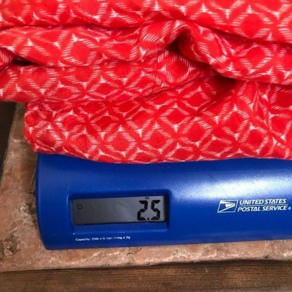 J Crew Red Coral Medium Charise Ikat Print Top - Picture 10 of 10